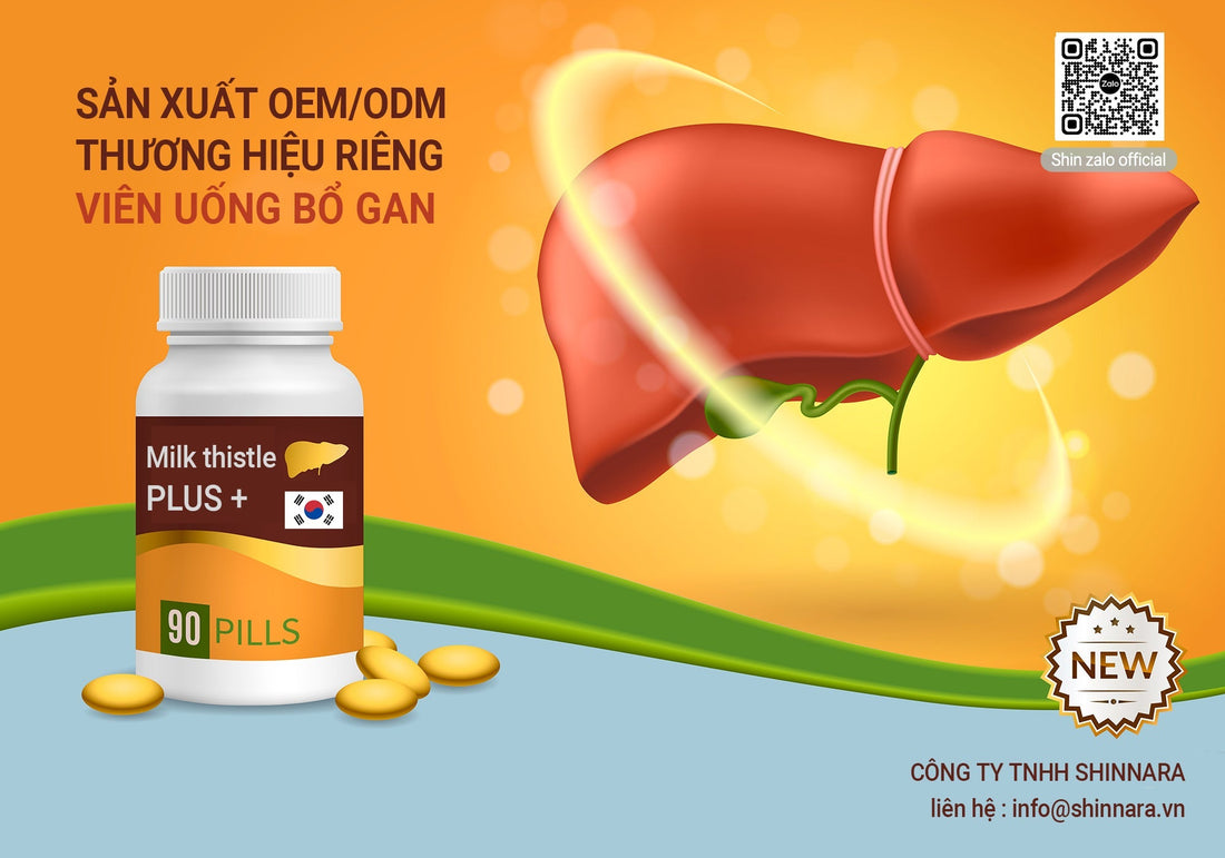 Nhà máy gia công OEM/ODM viên bổ gan nội địa Hàn Quốc