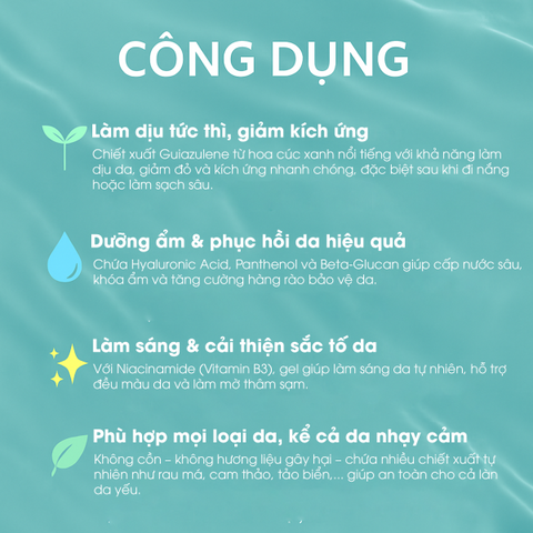 Espeauna Gel Làm Dịu Và Mát Da Azulene Gel Espeauna Gel Làm Dịu Và Mát Da Azulene Gel