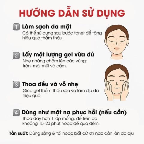 Espeauna Gel Dưỡng Làm Dịu Và Dưỡng Ẩm Fresh Azulene Gel 30ml Espeauna Gel Dưỡng Làm Dịu Và Dưỡng Ẩm Fresh Azulene Gel 30ml