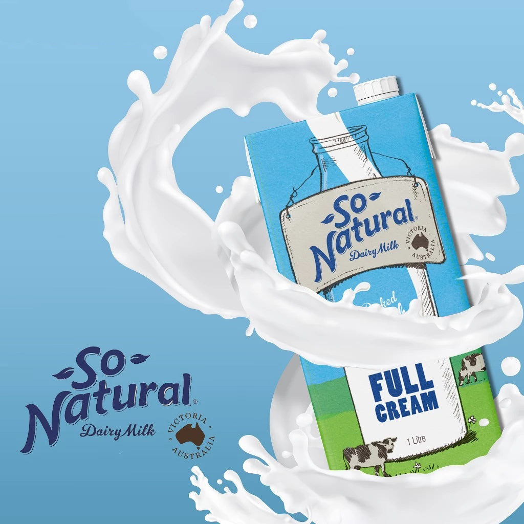 [Reta Milk] Australian UHT Unsweetened Milk So Natural 1000ml 