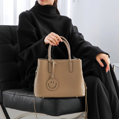 [Valenpolo] High-end, Charming Cowhide Fashion Handbag for Women